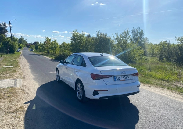 Audi A3 cena 109999 przebieg: 6800, rok produkcji 2023 z Bydgoszcz małe 154